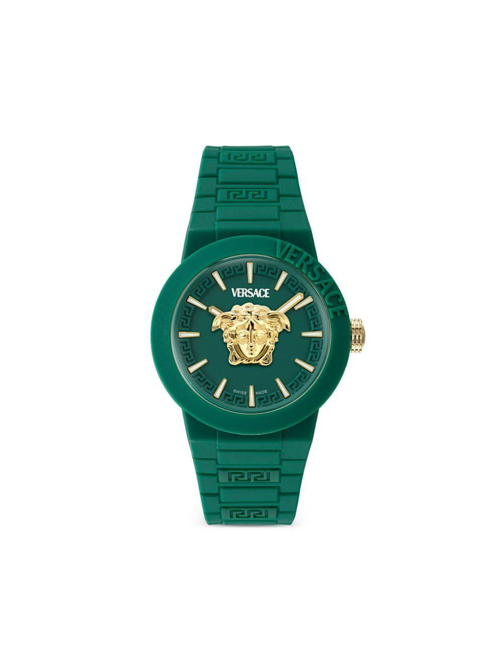 VERSACE V Pop Watch, 43mm In Green Product Image