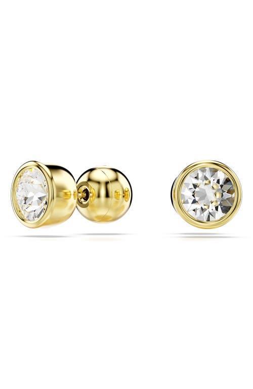 Womens Imber Goldtone & Bezel-Set Crystal Stud Earrings Product Image