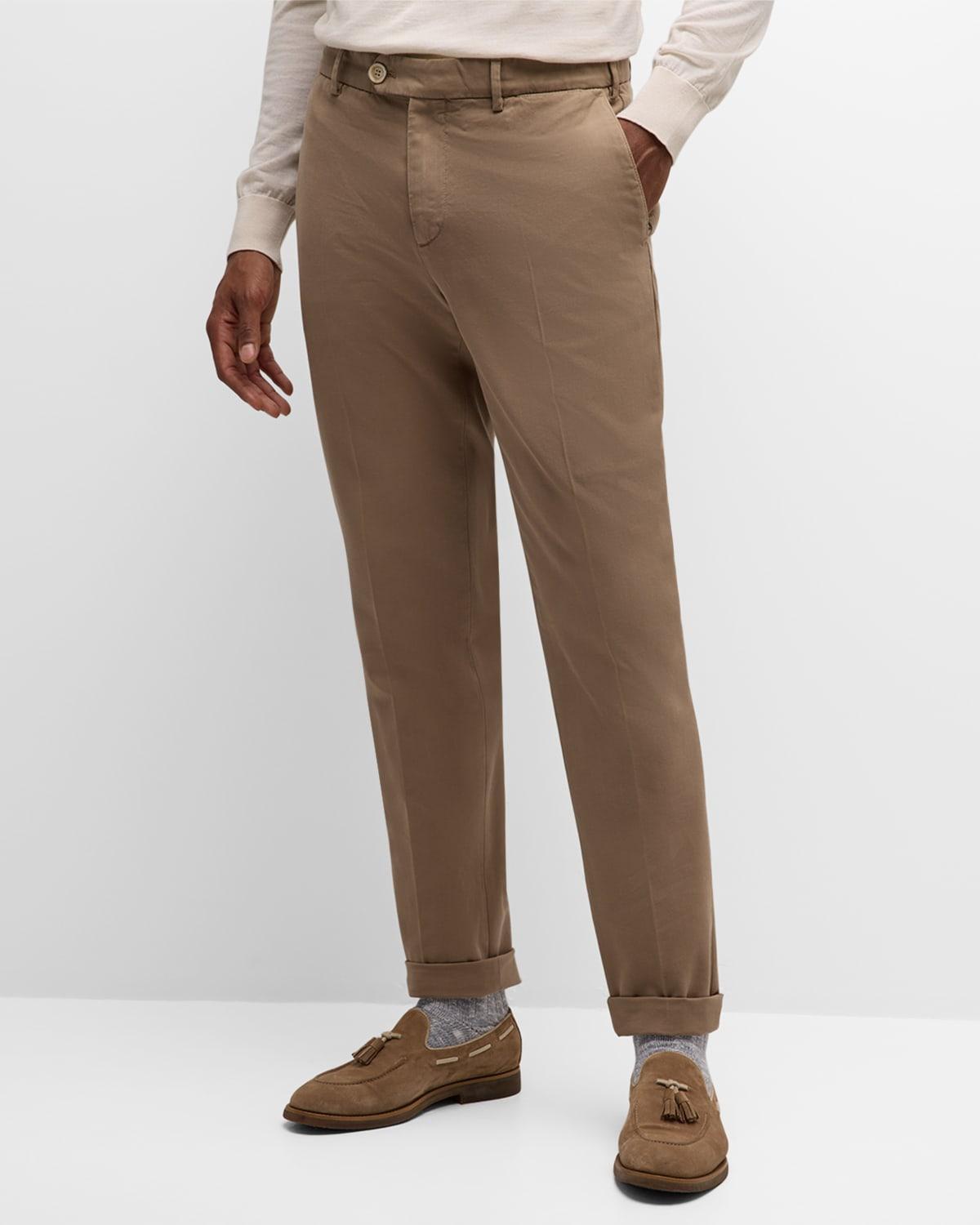 Mens Straight Leg Italian Fit Pants Product Image