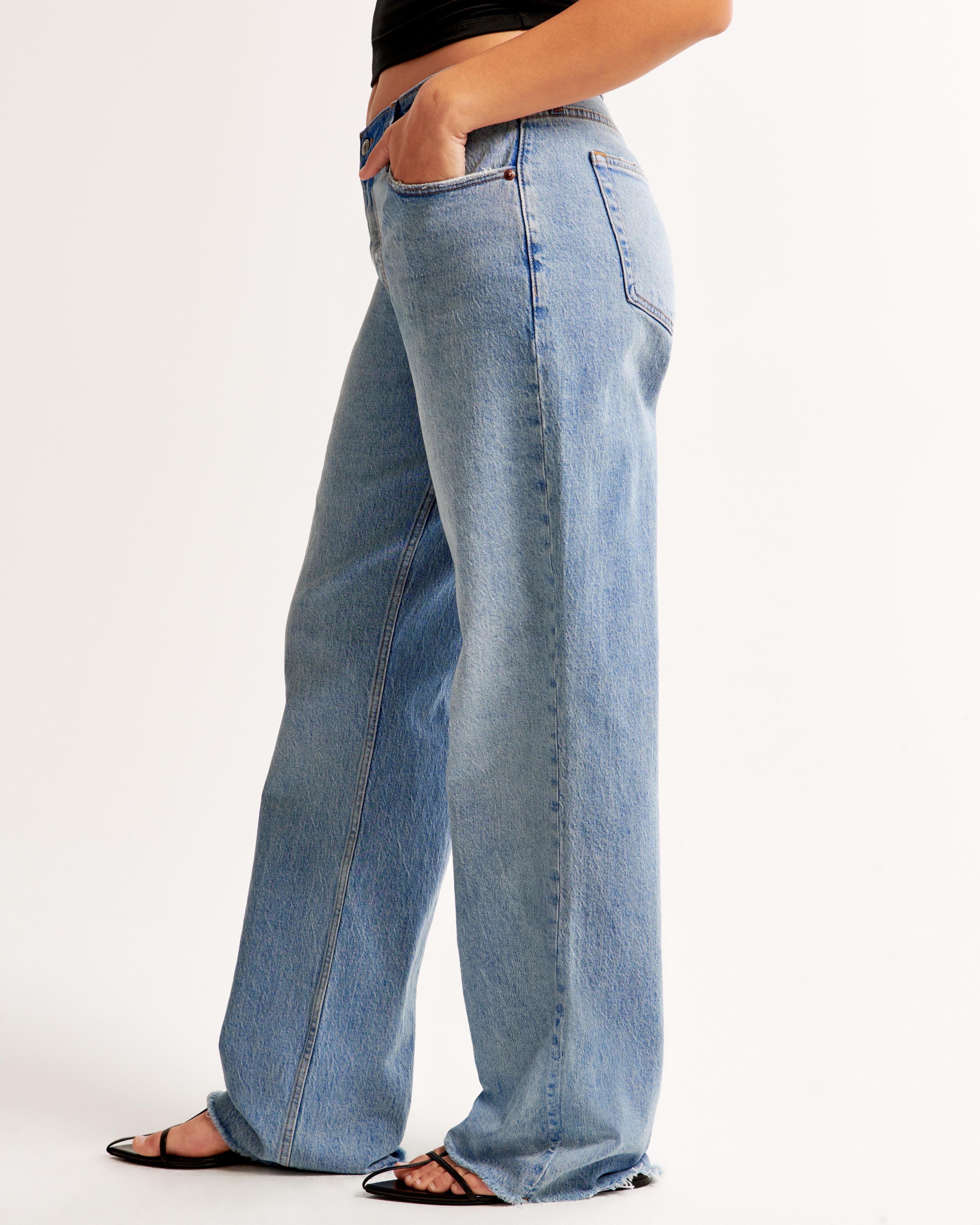 Curve Love Low Rise Baggy Jean Product Image