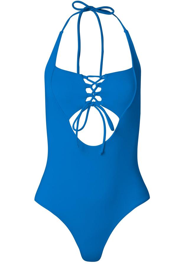 Scoop One-Piece - Vibrant Cobalt Product Image