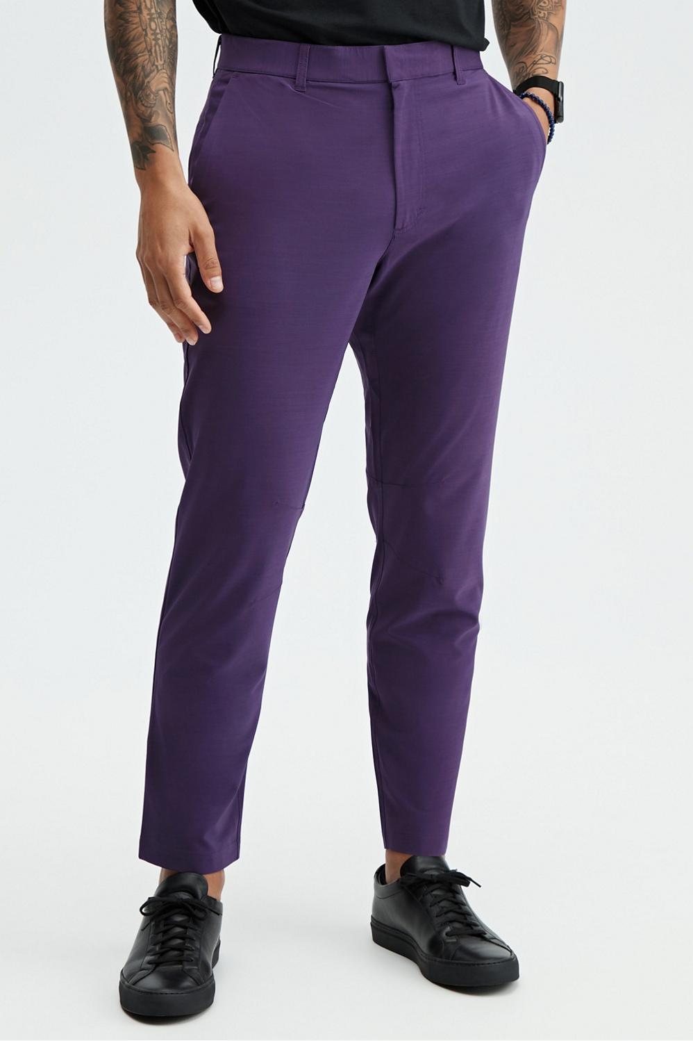 Fabletics Men The Only Pant male Dusty Purple Size XXL Product Image