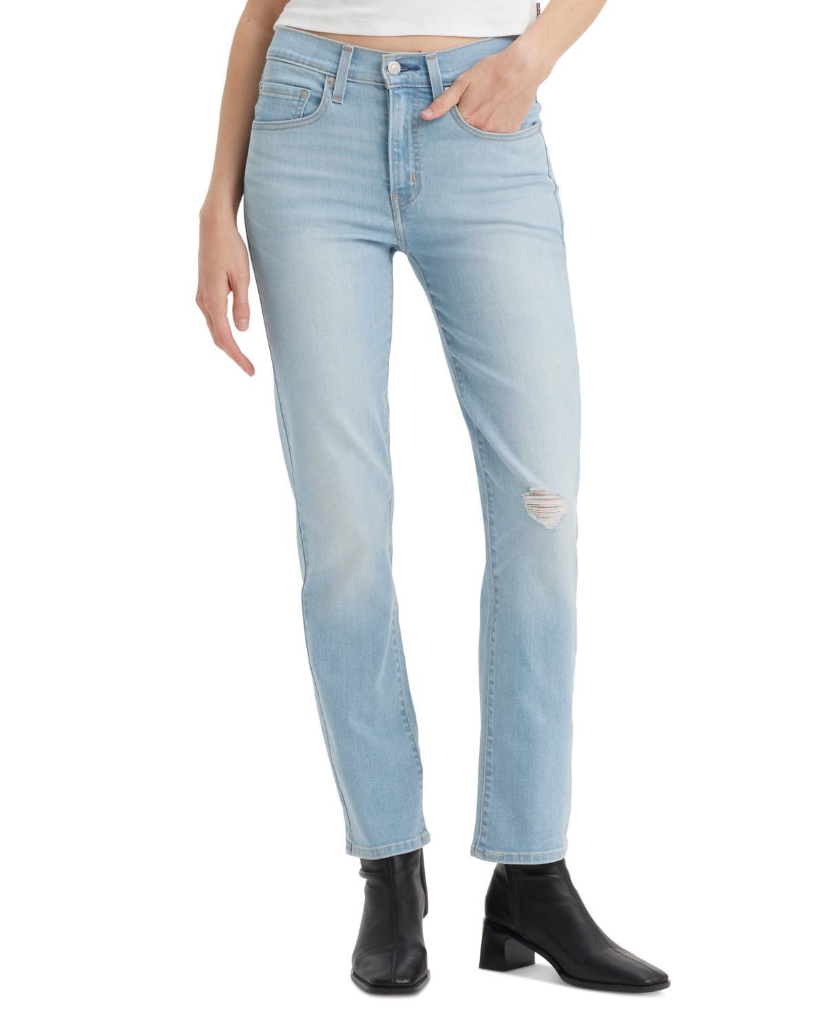 Womens Levis 724 High Rise Straight Jeans Product Image