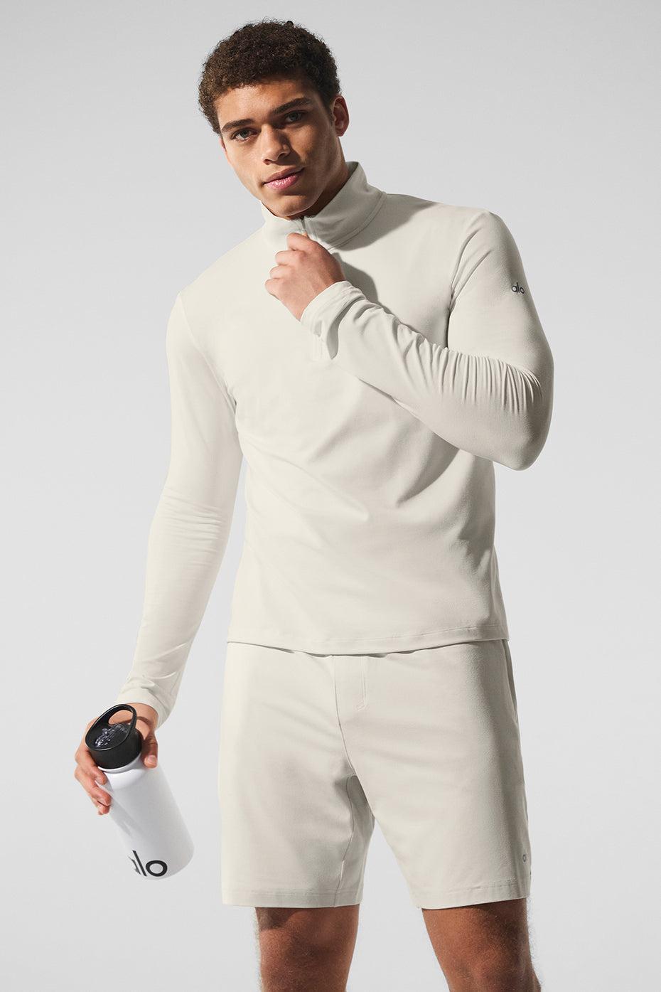 Conquer 1/4 Zip Reform Long Sleeve - Bone Male Product Image