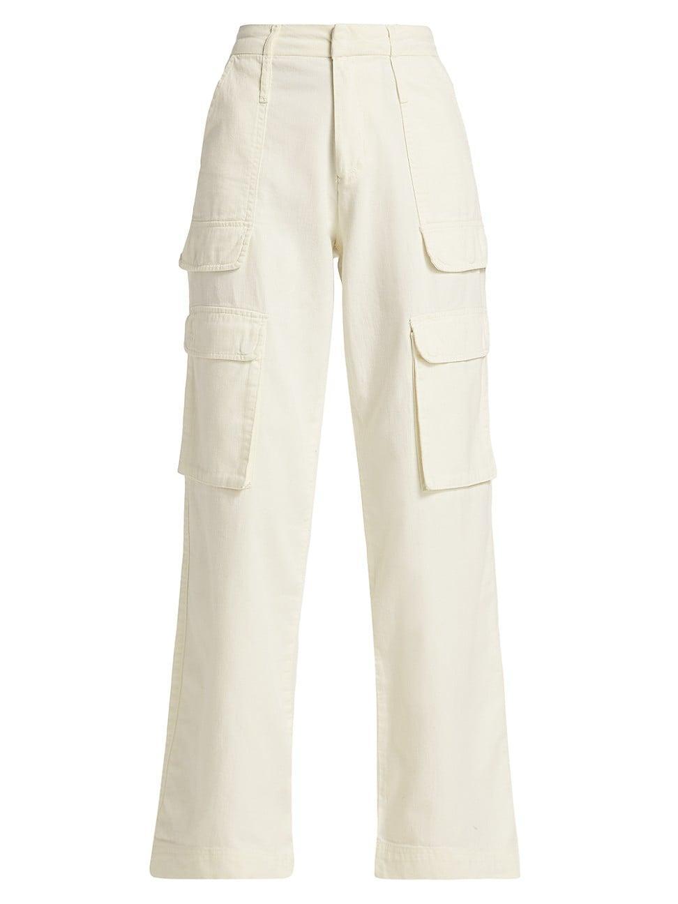 Womens Relaxed Straight-Leg Cargo Pants Product Image