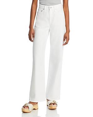 rag & bone Featherweight Logan Mid Rise Wide Leg Jeans Product Image