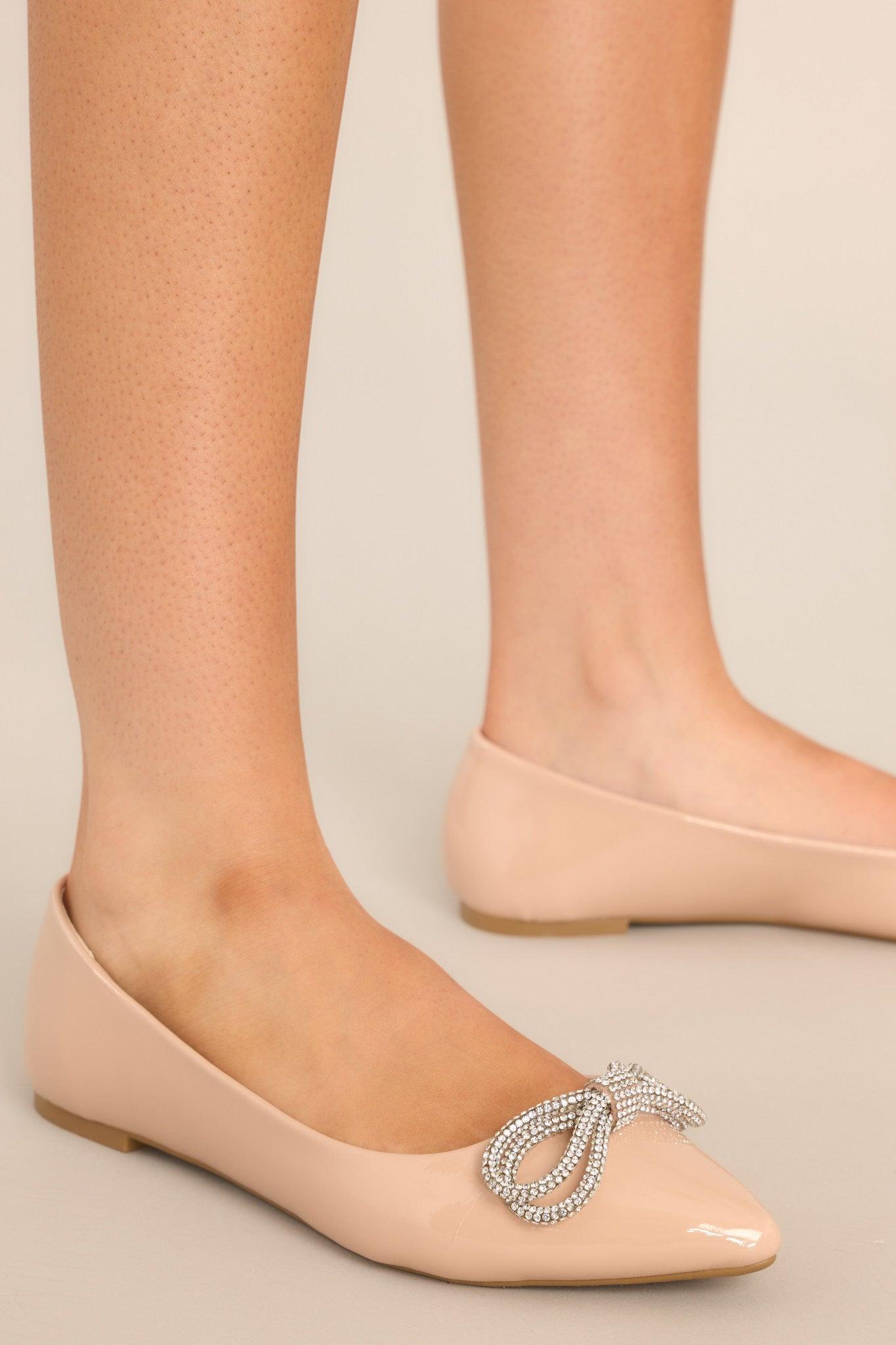 Graceful Glide Nude Ballet Flats Product Image