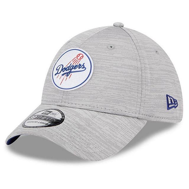 Mens New Era Gray Los Angeles Dodgers 2023 Clubhouse 39THIRTY Flex Hat Product Image