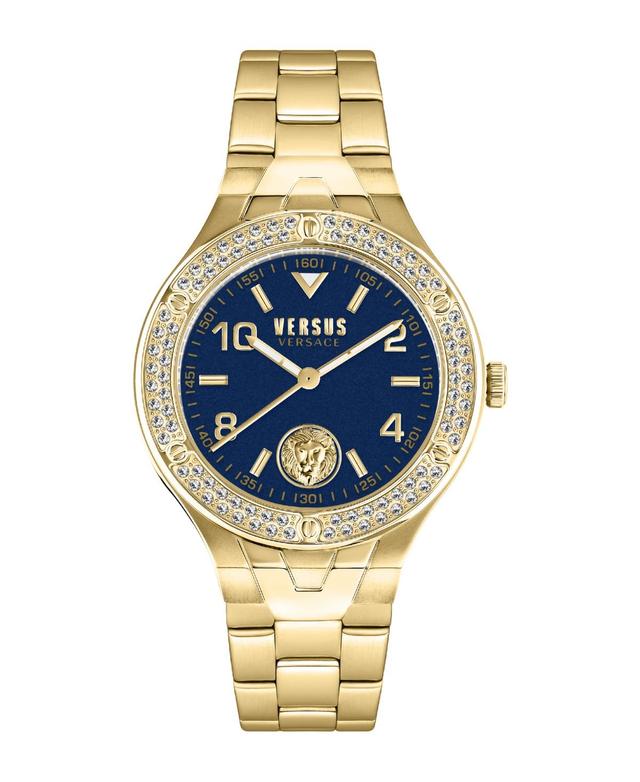 Versus Versace Womens Three-Hand Quartz Vittoria Rose Gold-Tone, Silver-Tone Stainless Steel Bracelet 38mm Product Image