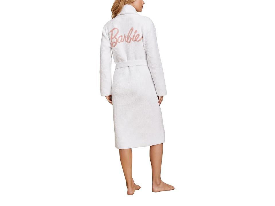 Barefoot Dreams CozyChic(r) Barbie Robe (Sea Salt/Dusty Rose) Women's Robe Product Image