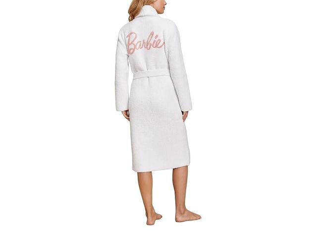 Barefoot Dreams CozyChic(r) Barbie Robe (Sea Salt/Dusty Rose) Women's Robe Product Image