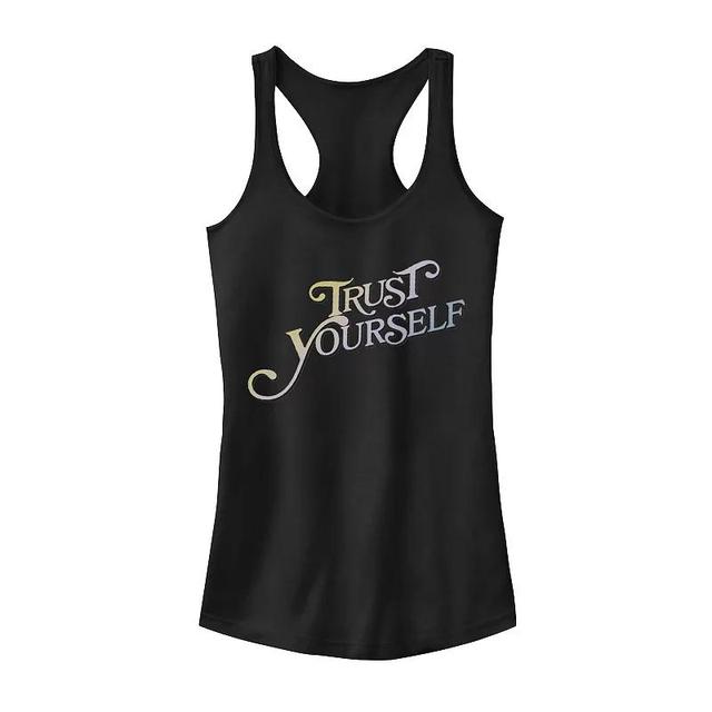 Juniors Trust Yourself Graphic Tank Top, Girls Product Image