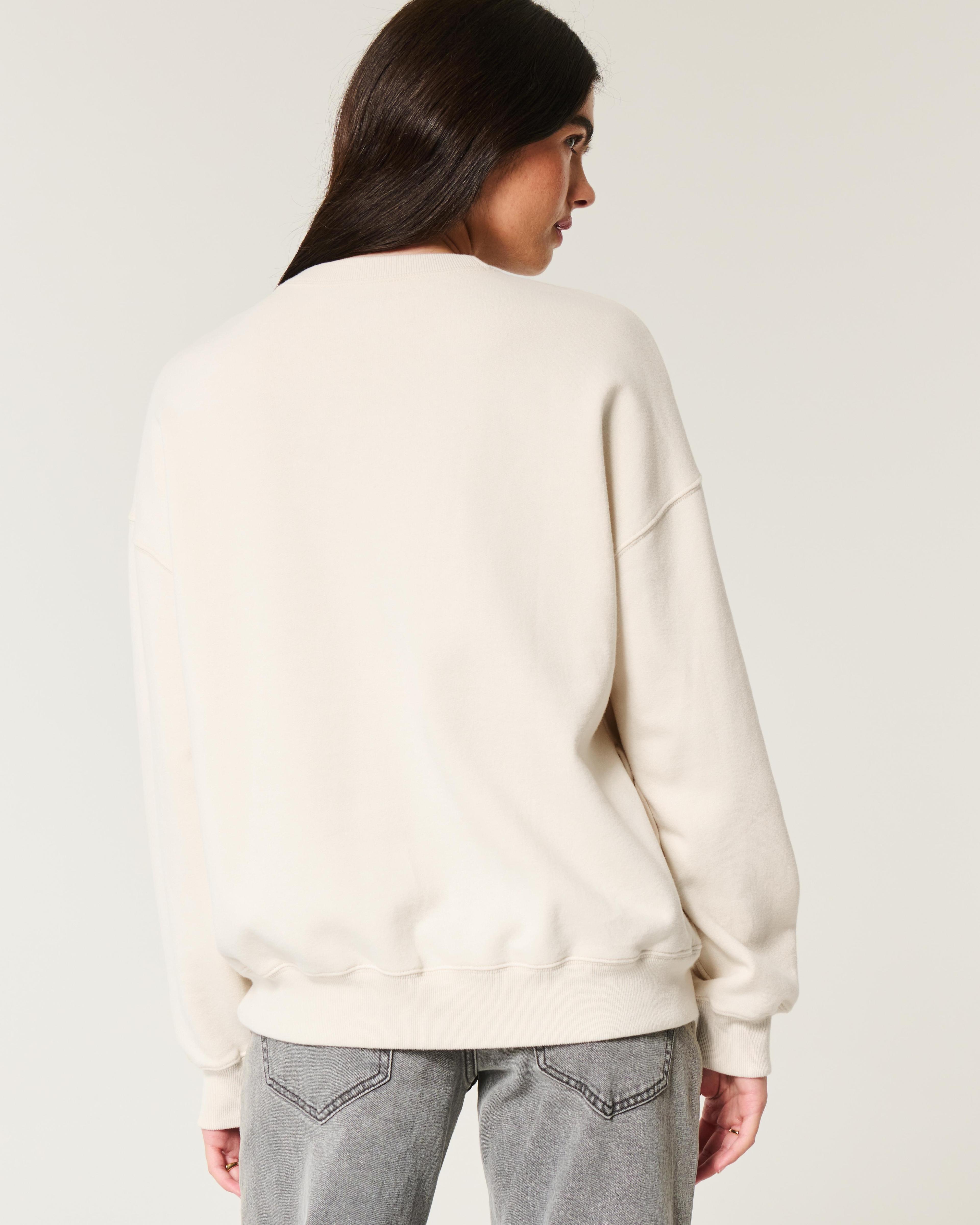 Oversized Crew Sweatshirt Product Image