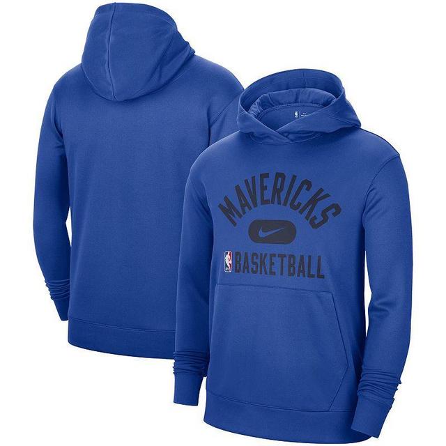 Mens Nike Dallas Mavericks 2021-2022 Spotlight On Court Performance Practice Pullover Hoodie Product Image