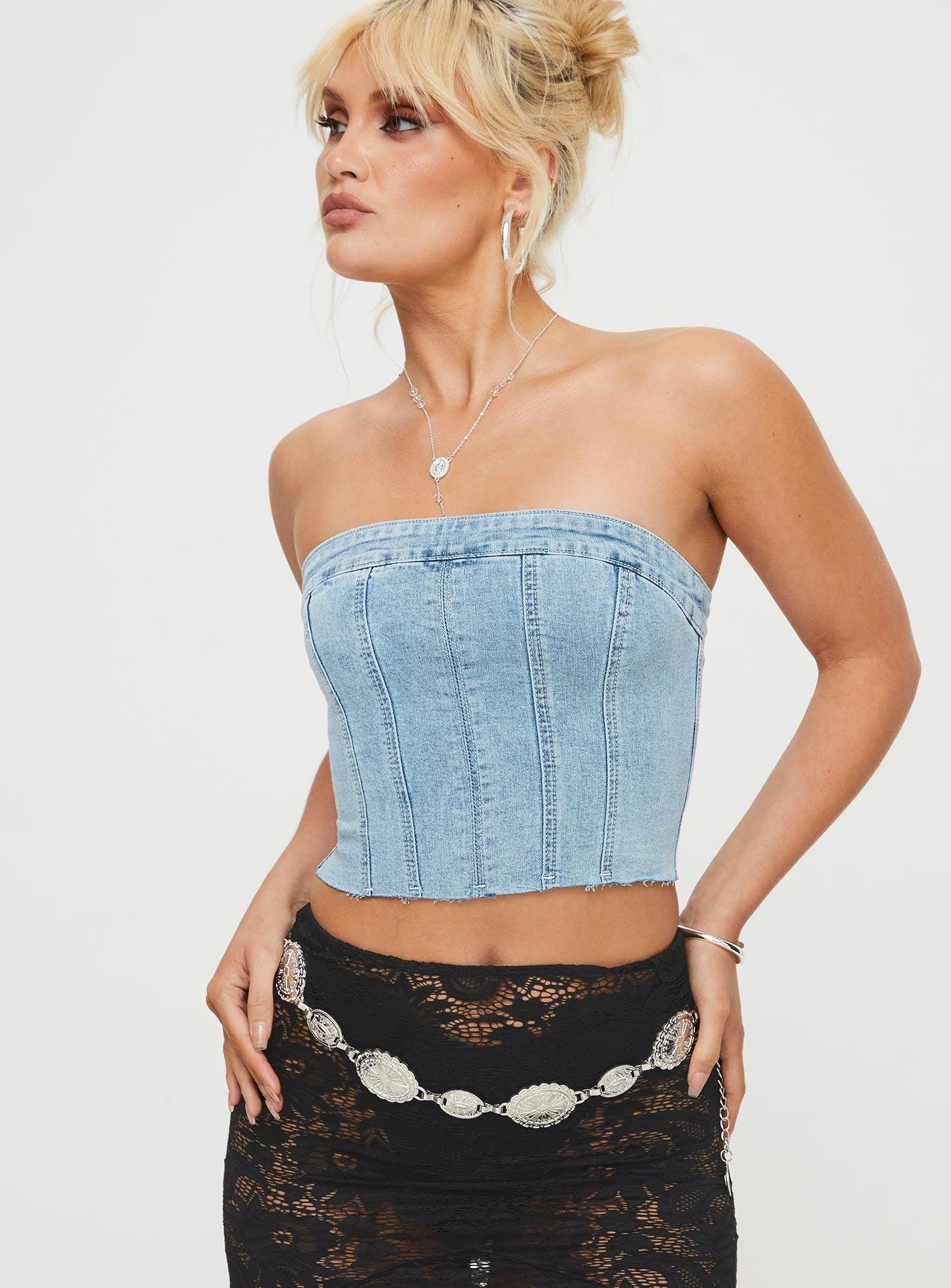 Houser Top Denim Product Image