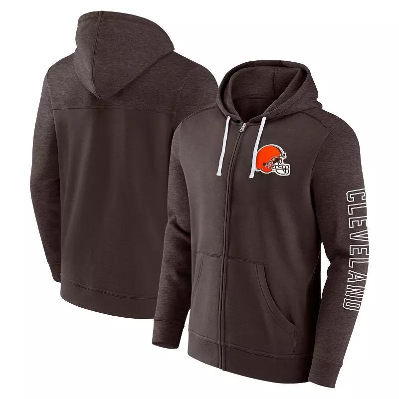 Mens Fanatics Branded Cleveland s Offensive Lineup Hoodie Full-Zip Hoodie Product Image