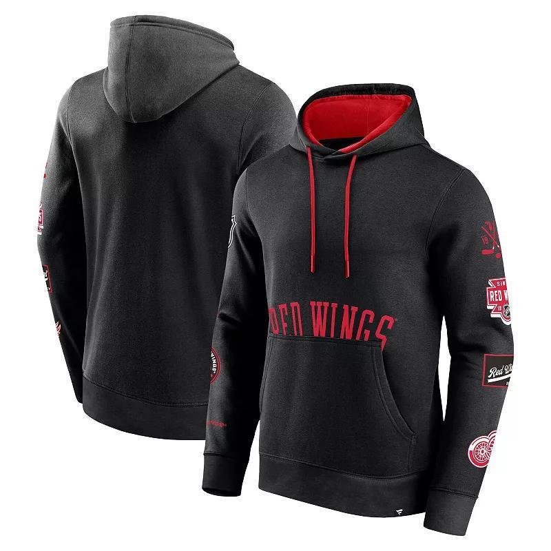 Mens Fanatics Branded Detroit Red Wings Wild Winner Fleece Pullover Hoodie Product Image