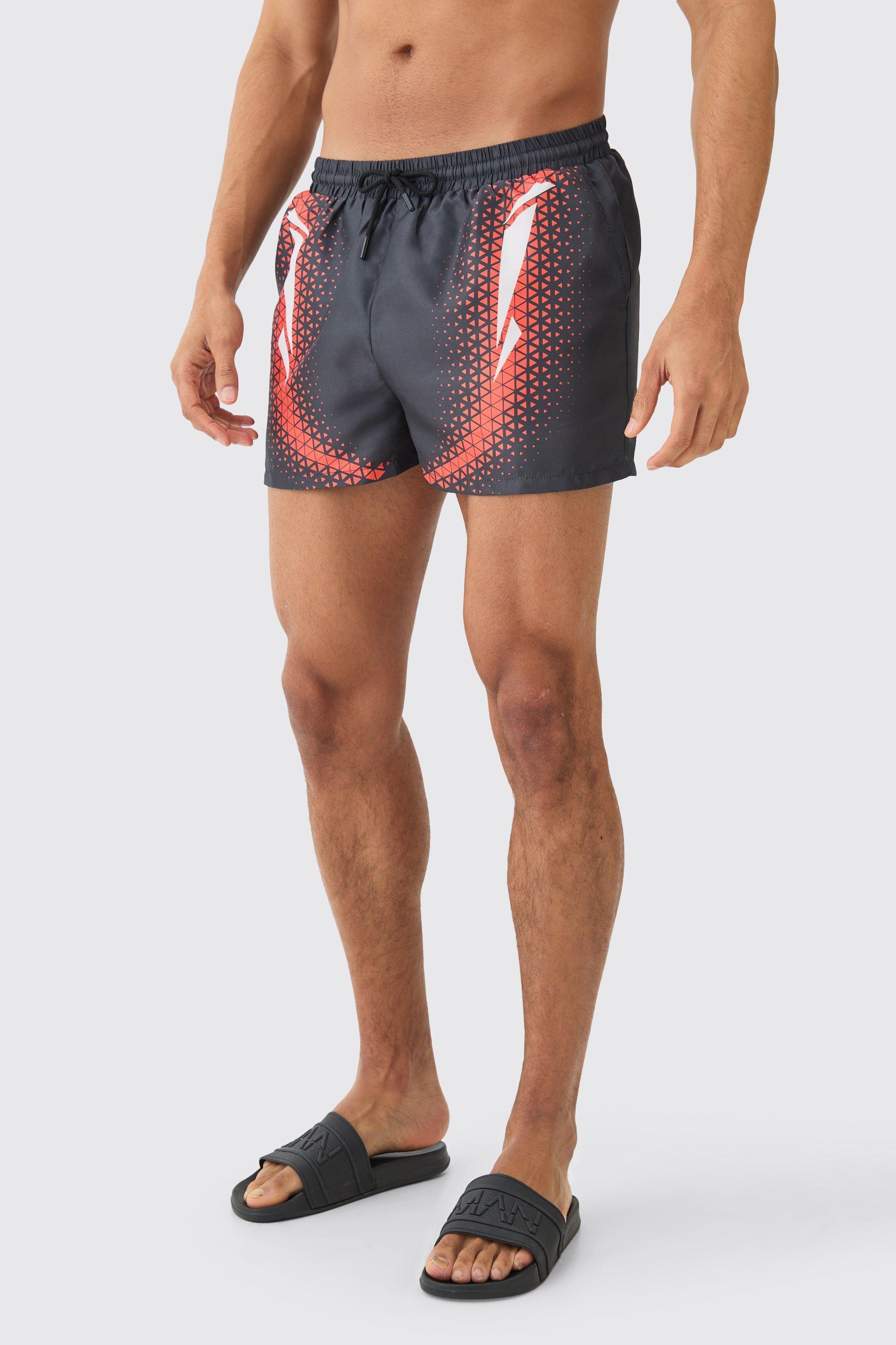 Super Short Length Sports Swim Short | boohooMAN USA Product Image