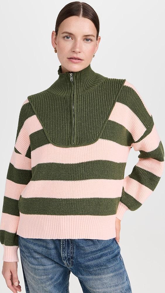 MINKPINK Darcy 1/4 Zip Knit Sweater | Shopbop Product Image