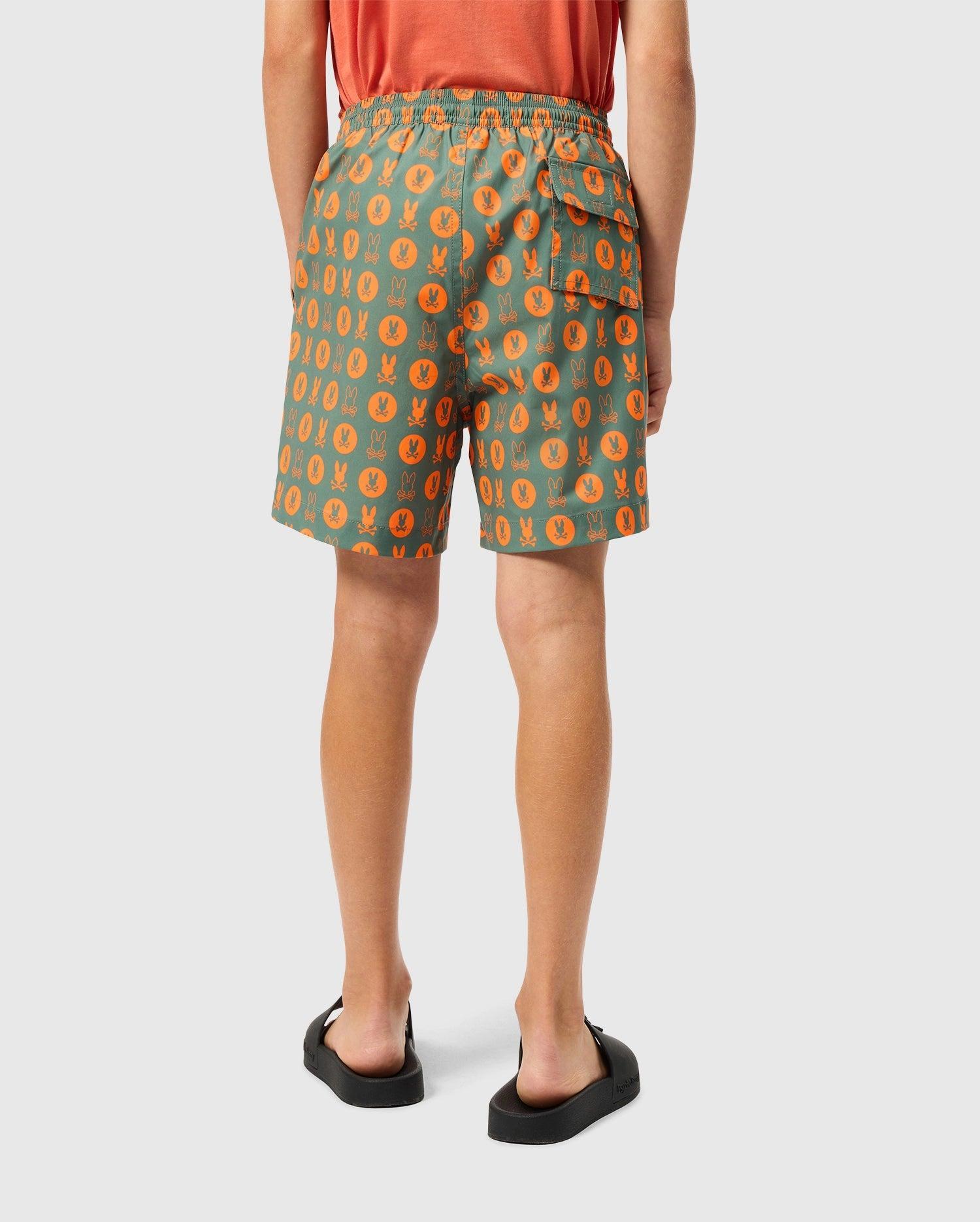 KIDS ARNOLD PRINT SWIM TRUNK - B0W820D200 Product Image