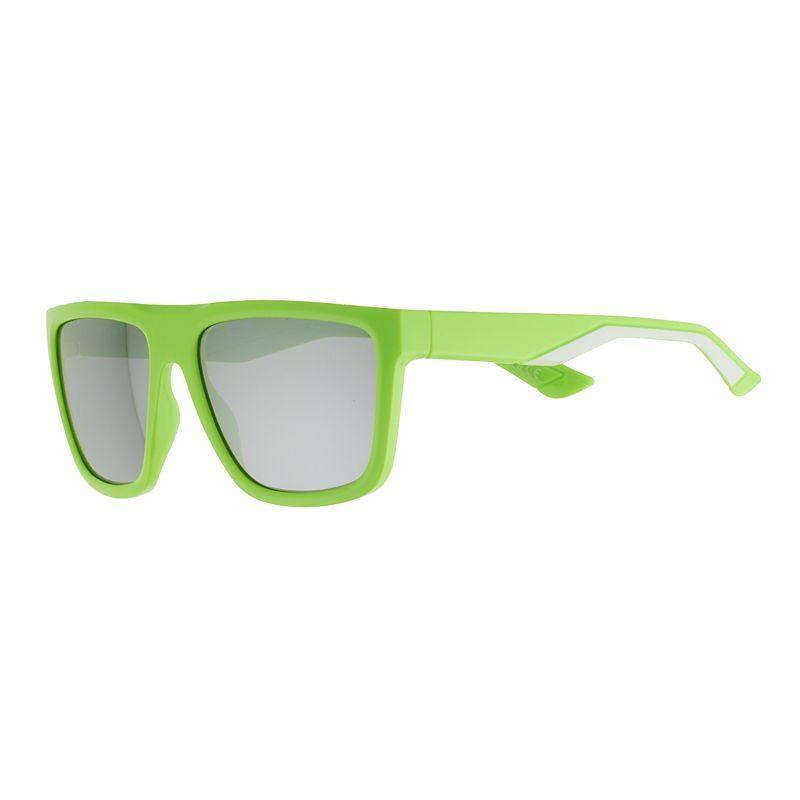 Mens Cali Blue Plastic Flat Top Rectangle Sunglasses Product Image