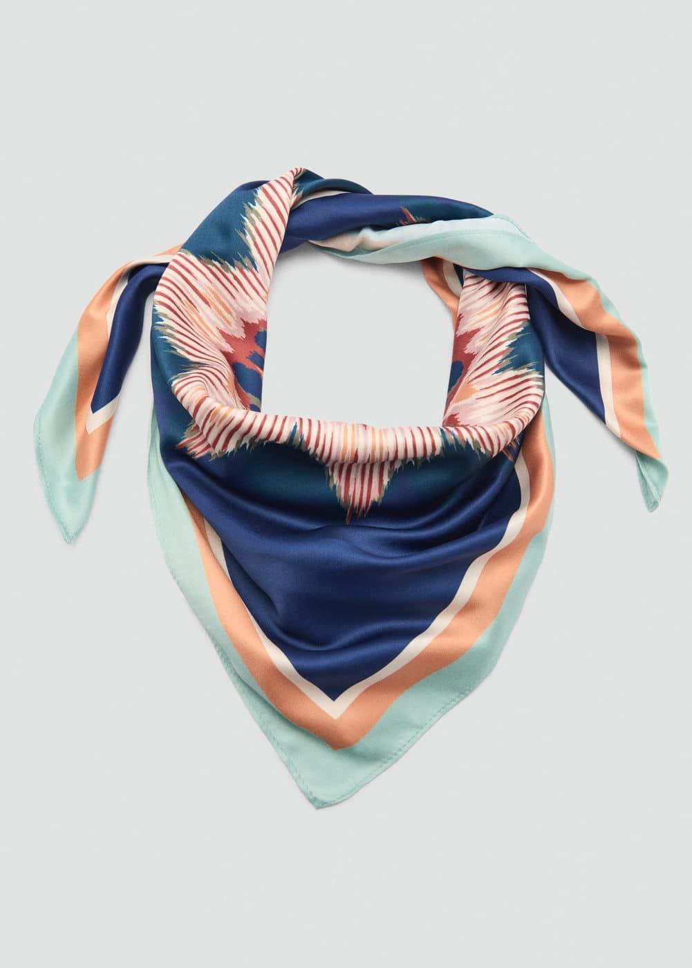 MANGO - Multi-color print scarf - One size - Women Product Image