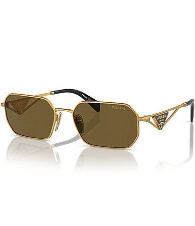 Prada Unisex PR A51S58-X 58mm Rectangle Irregular Sunglasses Product Image