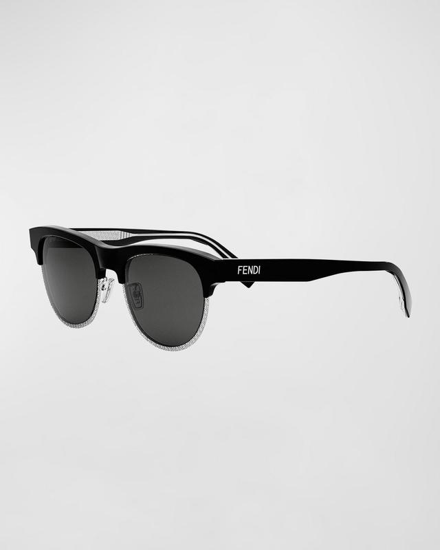 Mens DiorBlackSuit S13I Havana 53MM Square Sunglasses Product Image