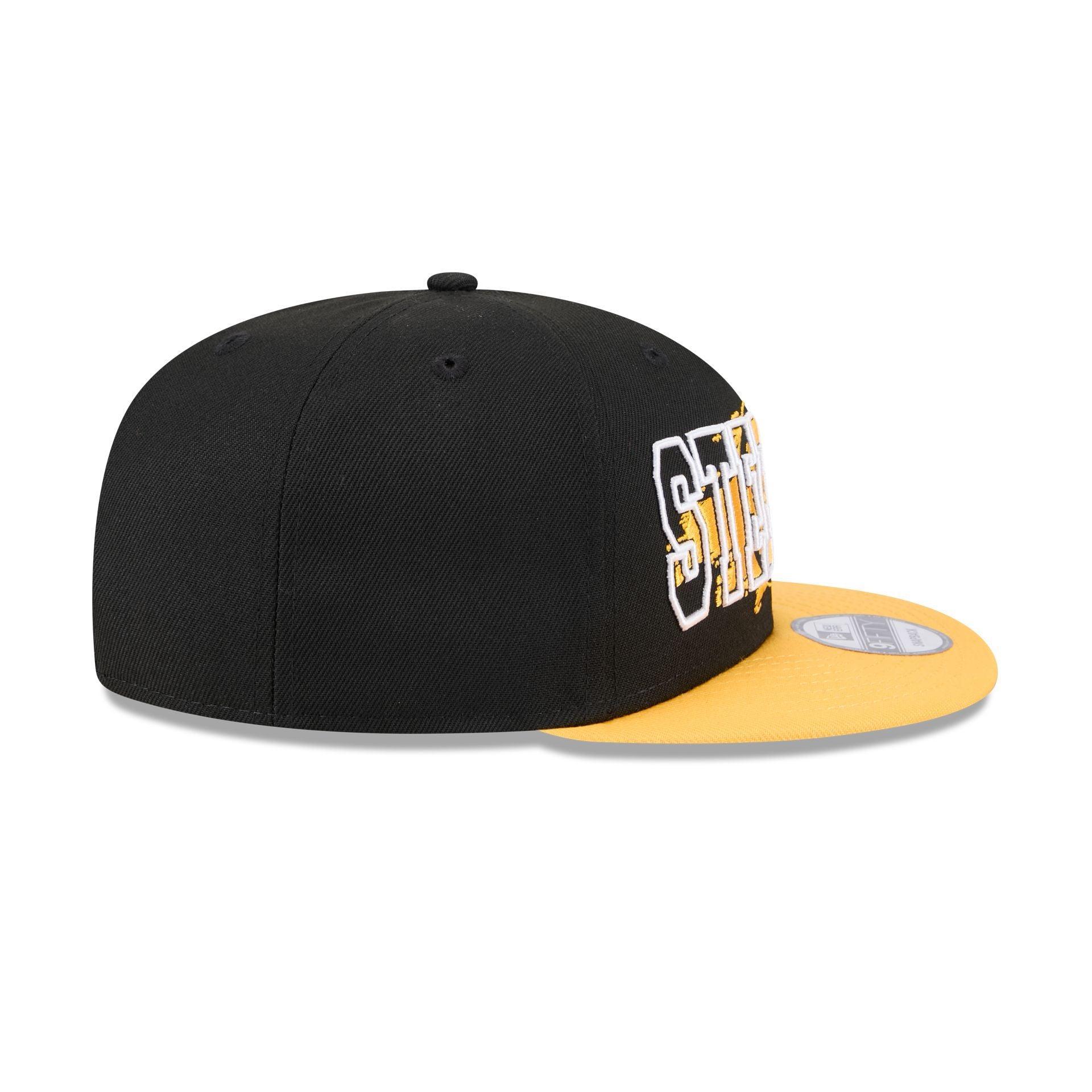 Pittsburgh Steelers Splatter 9FIFTY Snapback Hat Male Product Image