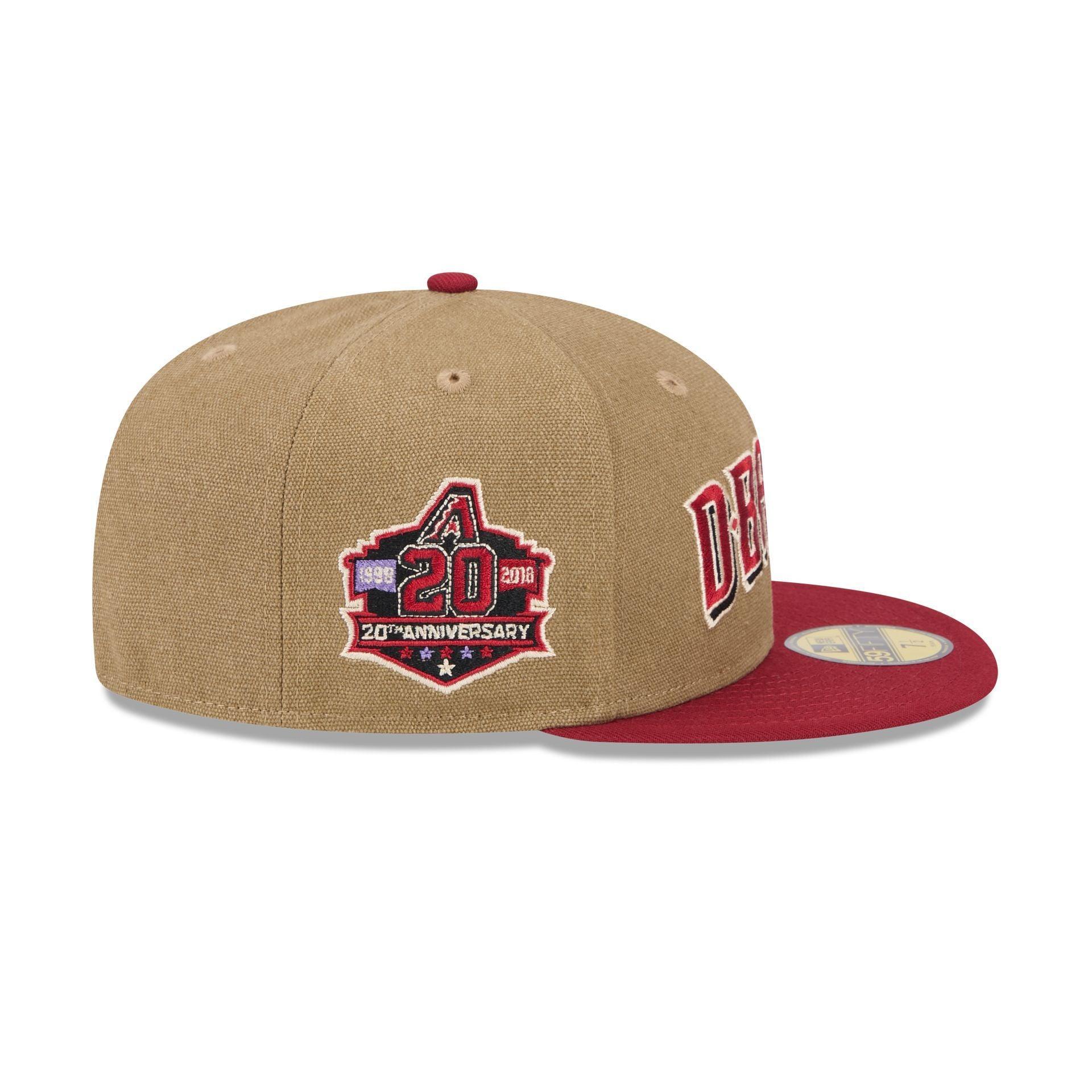 Arizona Diamondbacks Canvas Crown 59FIFTY Fitted Hat Male Product Image