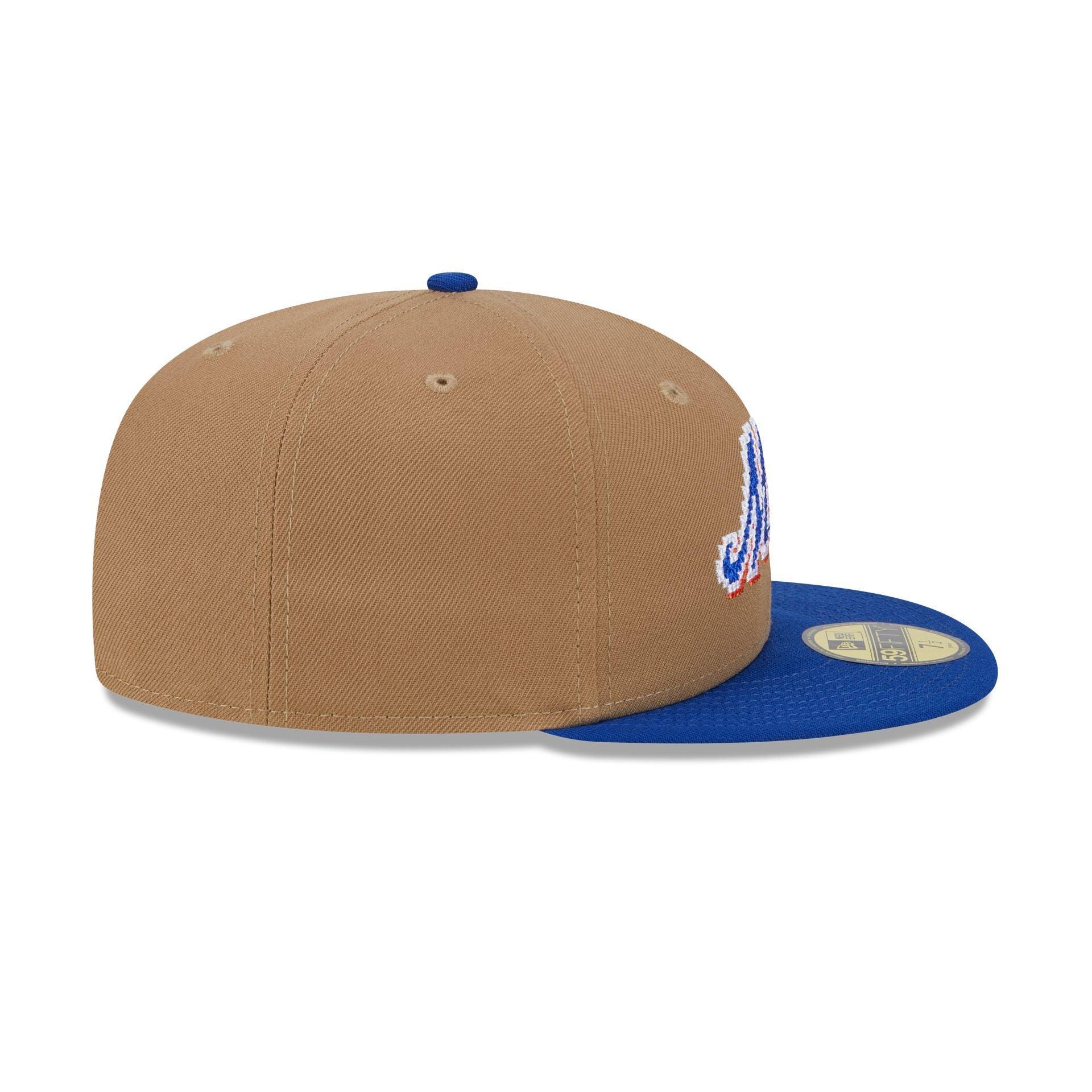 New York Mets Classic 8-Bit Wordmark 59FIFTY Fitted Hat Male Product Image