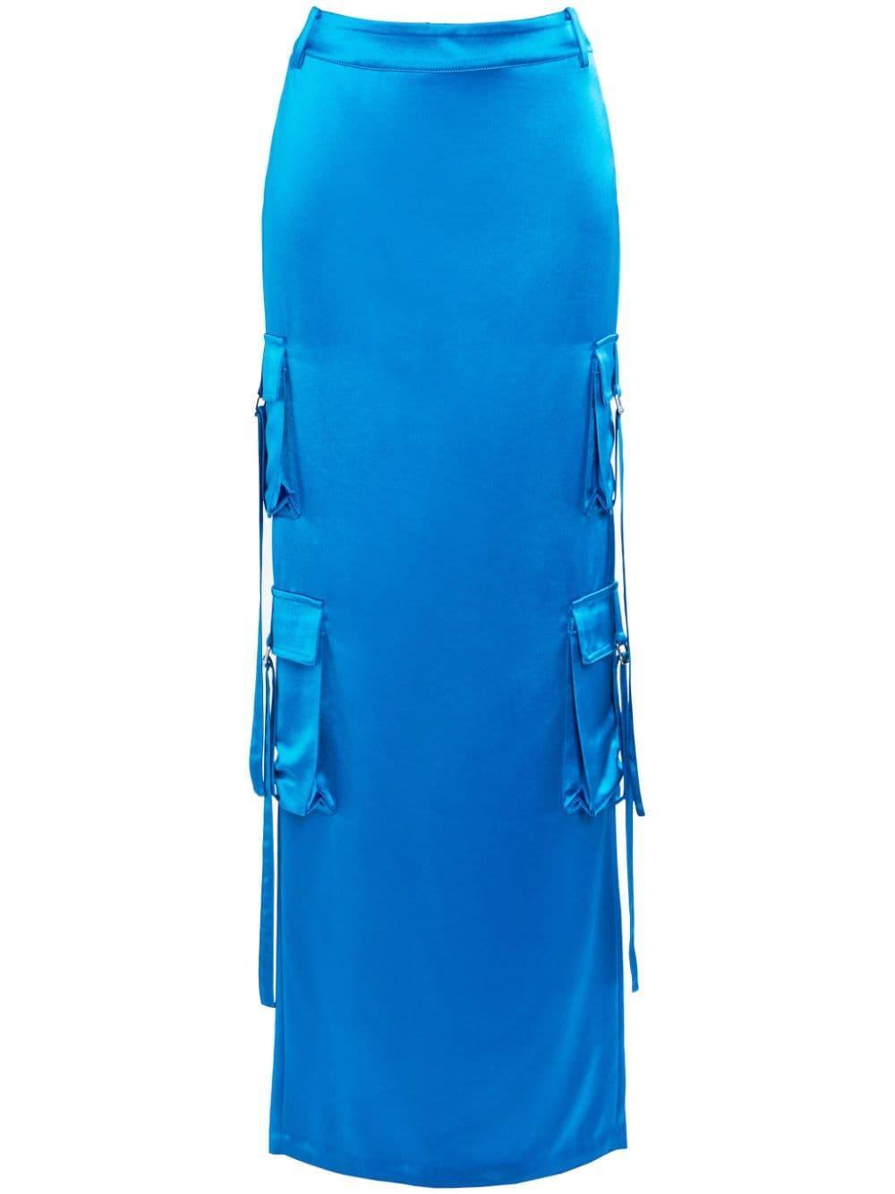 Maelie Skirt In Tropical Blue Product Image