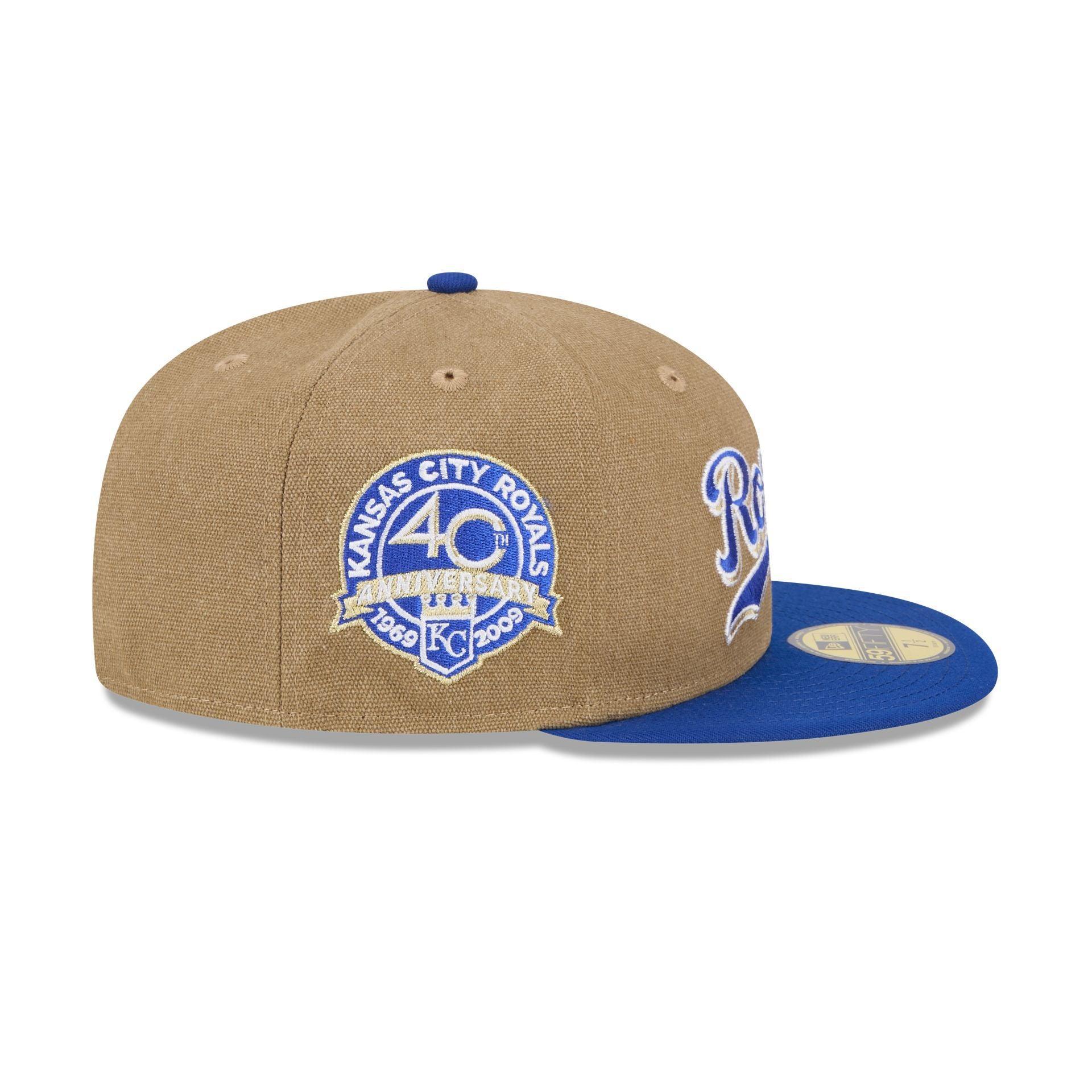 Milwaukee Brewers Canvas Crown 59FIFTY Fitted Hat Male Product Image