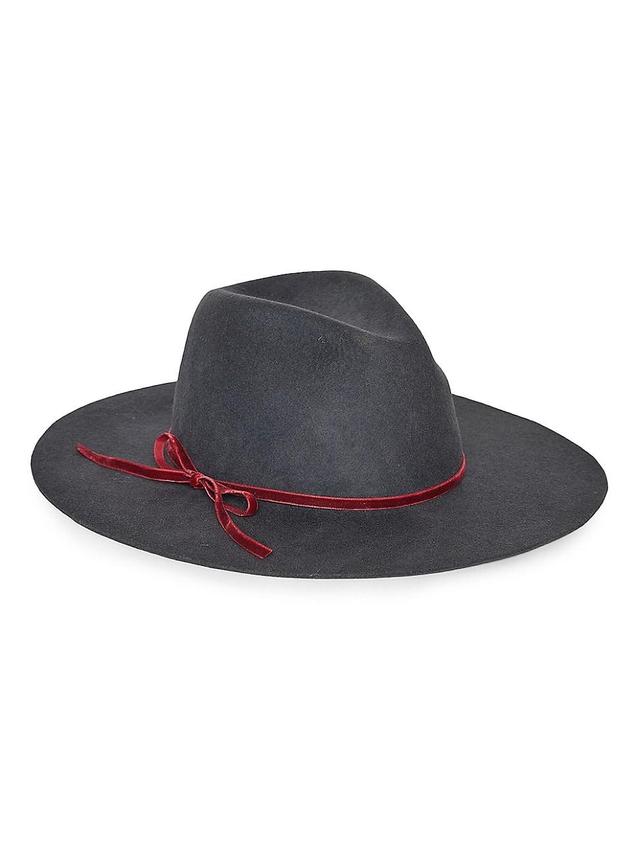 Womens Ruby Wool Fedora Product Image