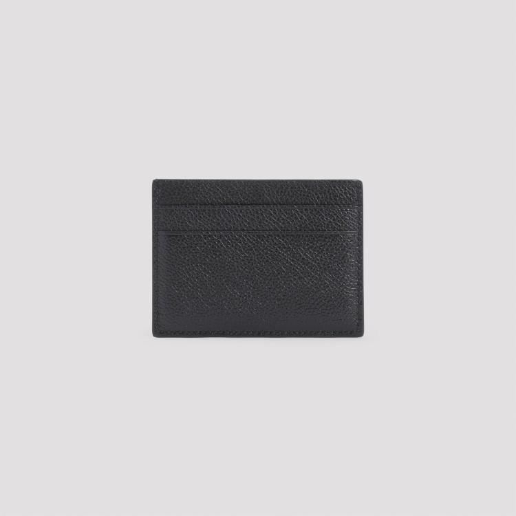 BALENCIAGA Grained Leather Wallet In Black Product Image