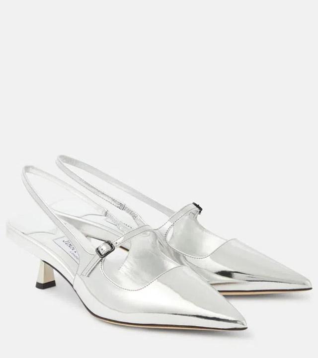 JIMMY CHOO Didi Pumps 45 In Metallic Product Image