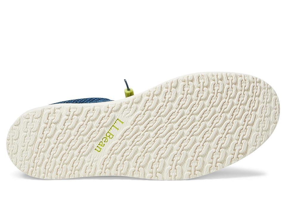 L.L.Bean Higgins Beach 4 Eye Slip-On Fabric (Deep Water Blue) Women's Shoes Product Image