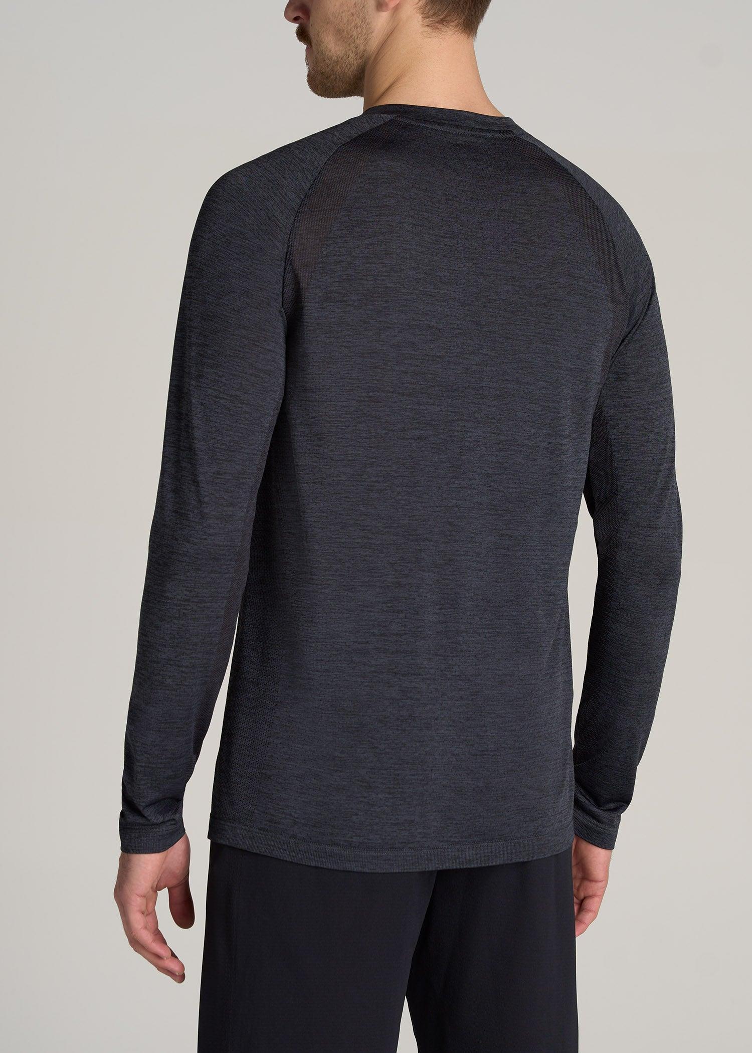 A.T. Performance MODERN-FIT Raglan Shirt for Tall Men in Charcoal Mix Product Image