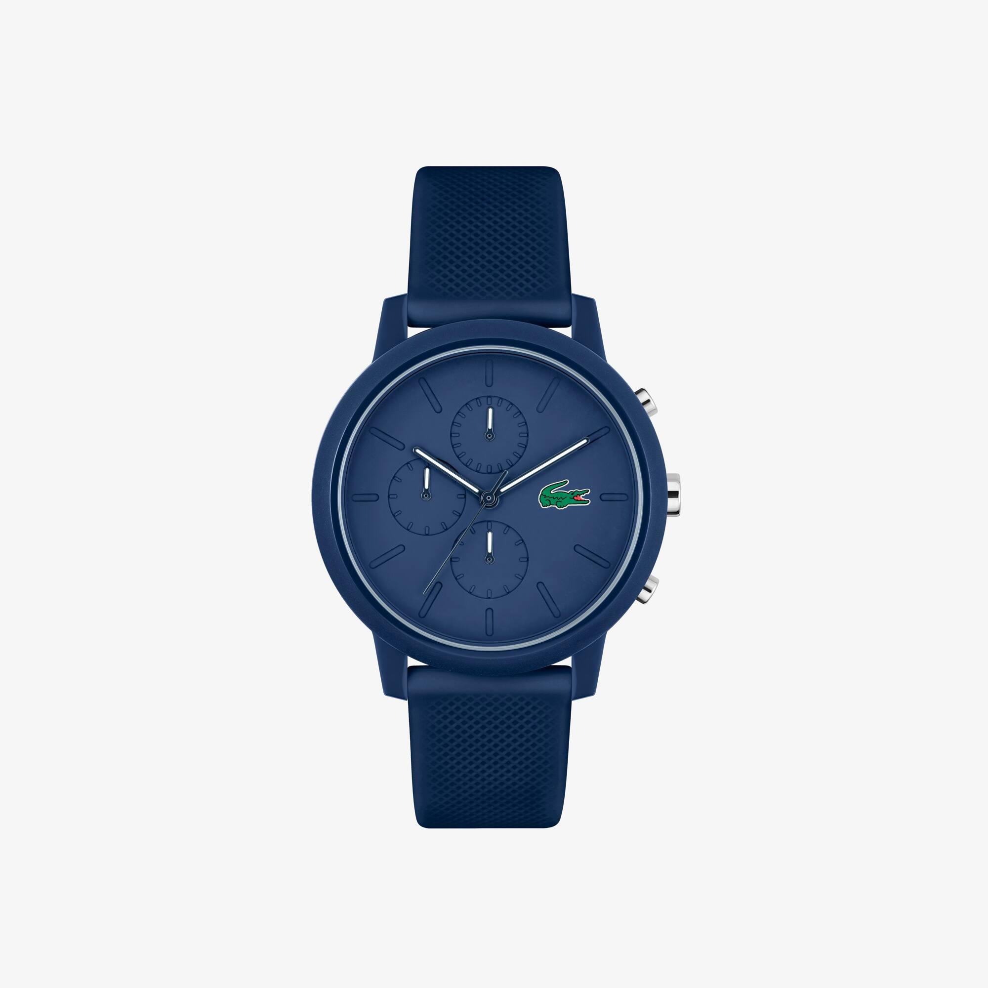 Lacoste.12.12 Chrono Watch Blue Silicone Product Image