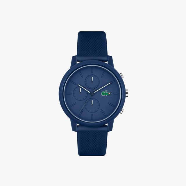 Lacoste.12.12 Chrono Watch Blue Silicone Product Image