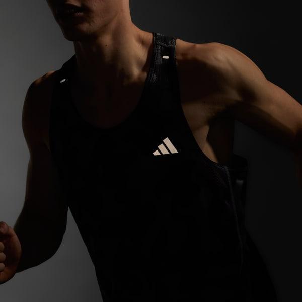 Own the Run 3-Stripes Allover Print Singlet Product Image