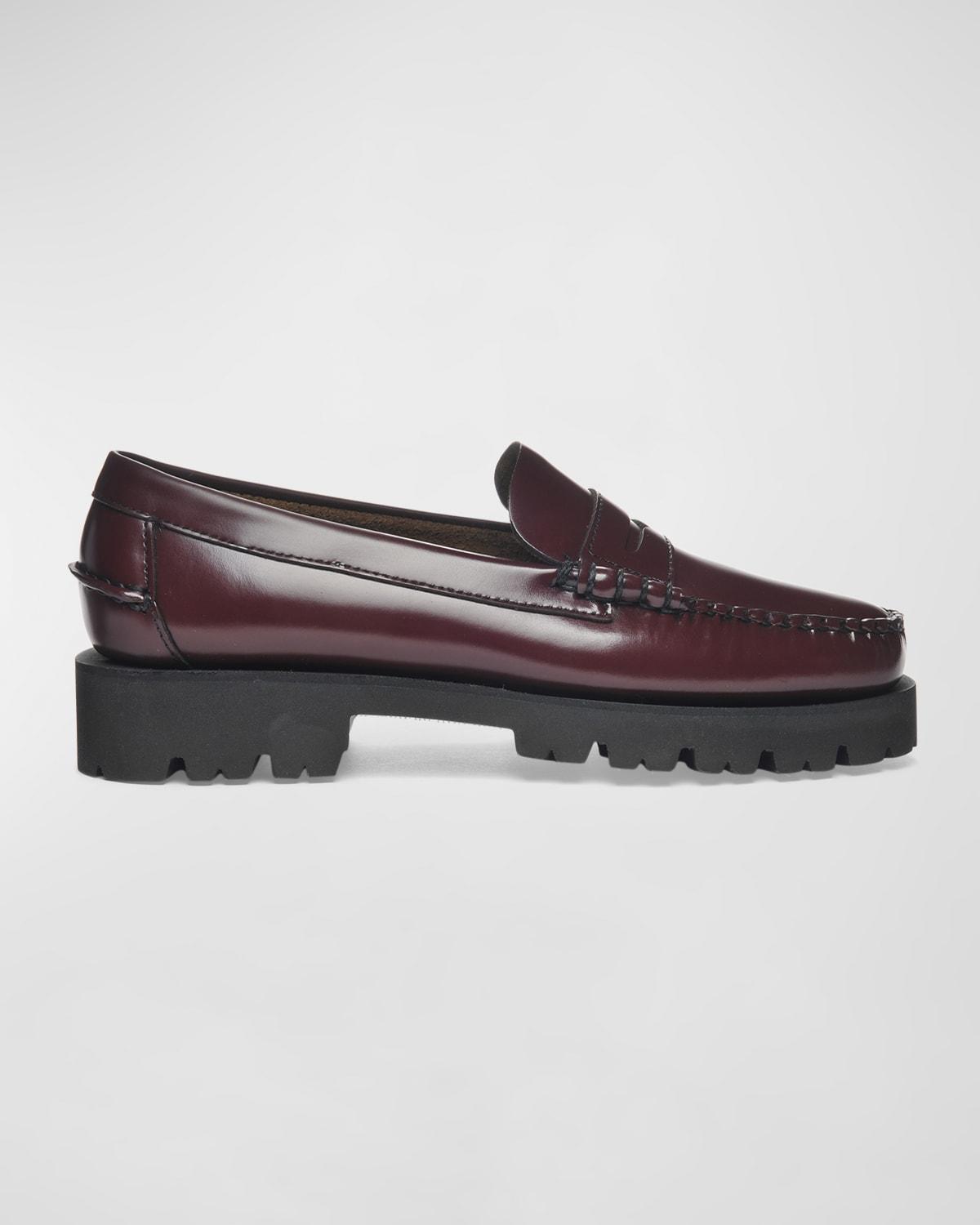 Dan Casual Lug-Sole Penny Loafers Product Image