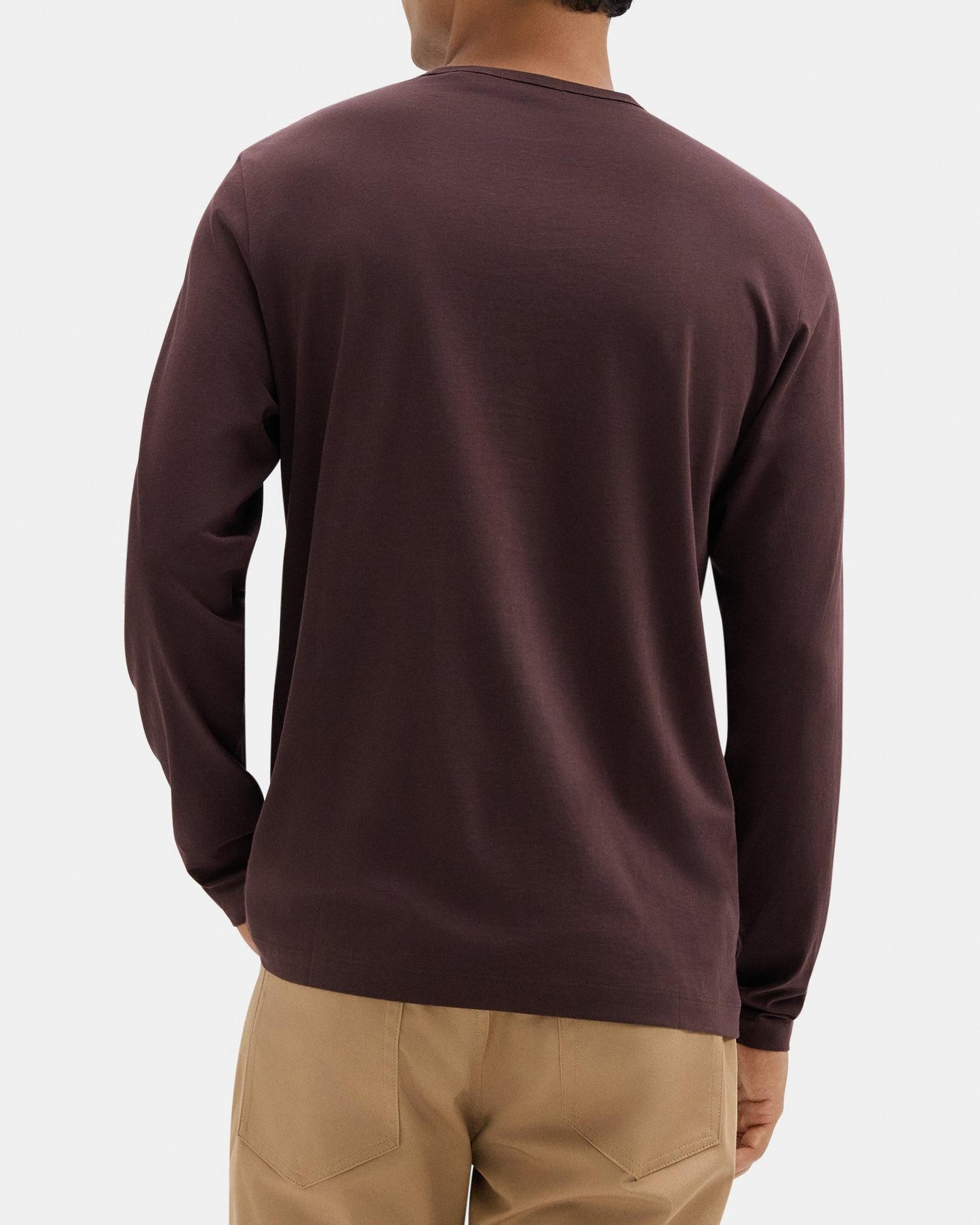 Relaxed Long-Sleeve Tee in Organic Cotton Product Image