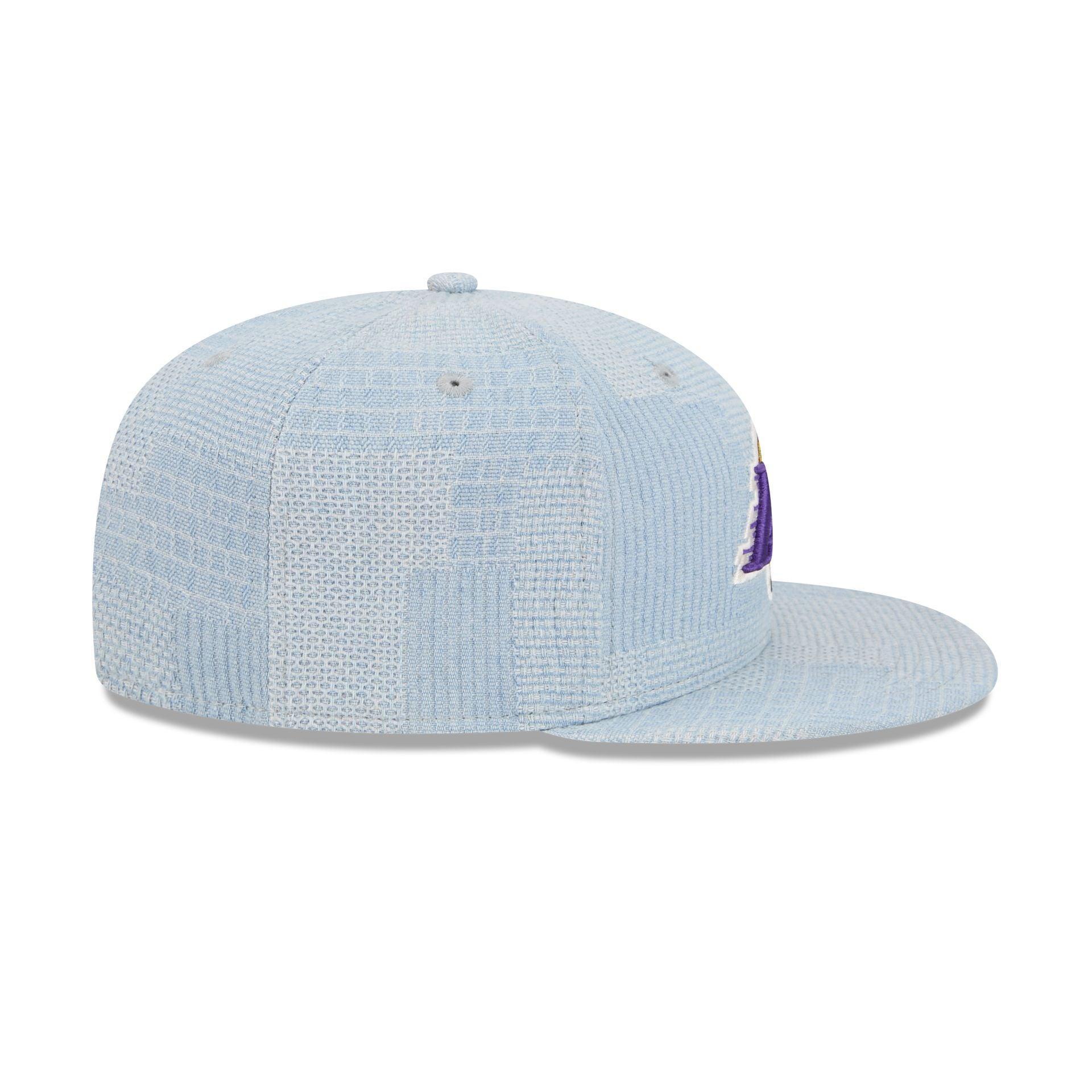 Los Angeles Lakers Denim Patchwork 9FIFTY Snapback Hat Male Product Image