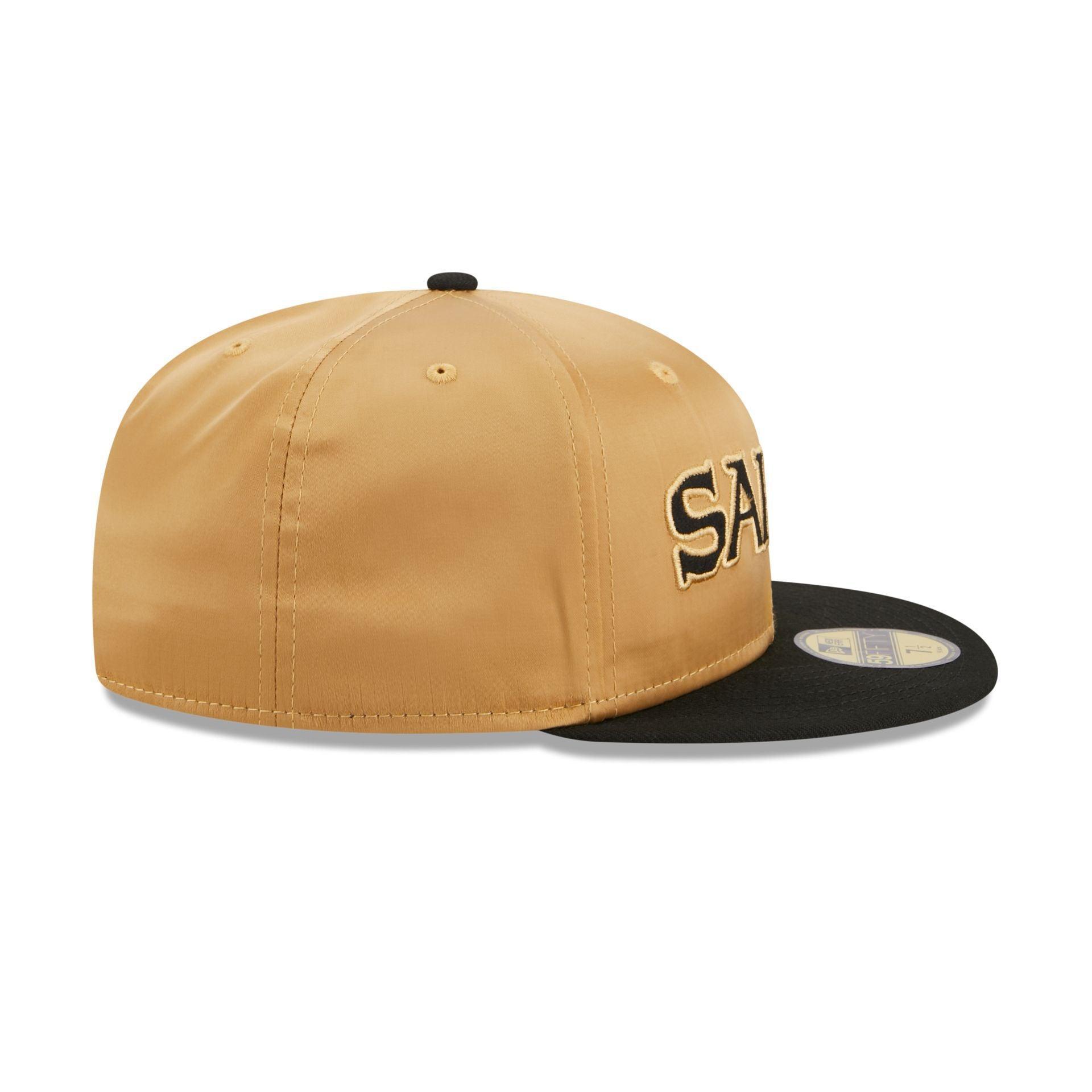 New Orleans Saints Satin 59FIFTY Fitted Hat Male Product Image