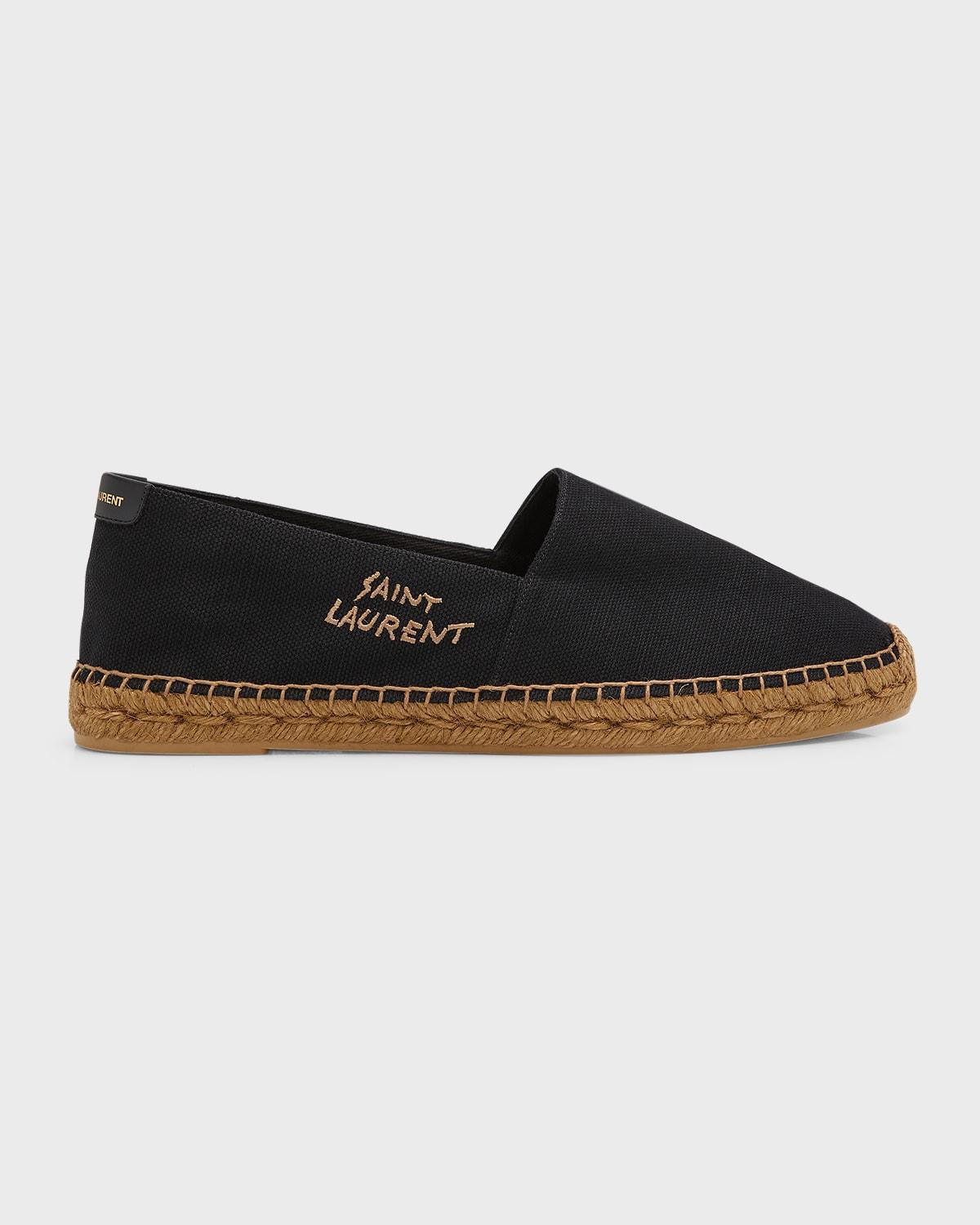 Saint Laurent Embroidered Espadrille Slip-On Product Image