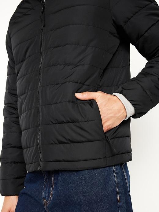 Water-Resistant Narrow-Channel Puffer Jacket Product Image