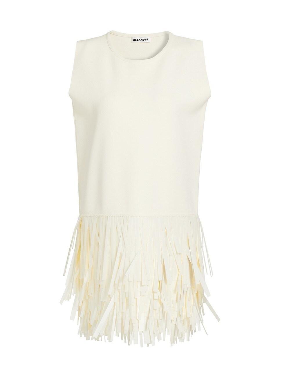 Womens Fringe Knit Minidress Product Image