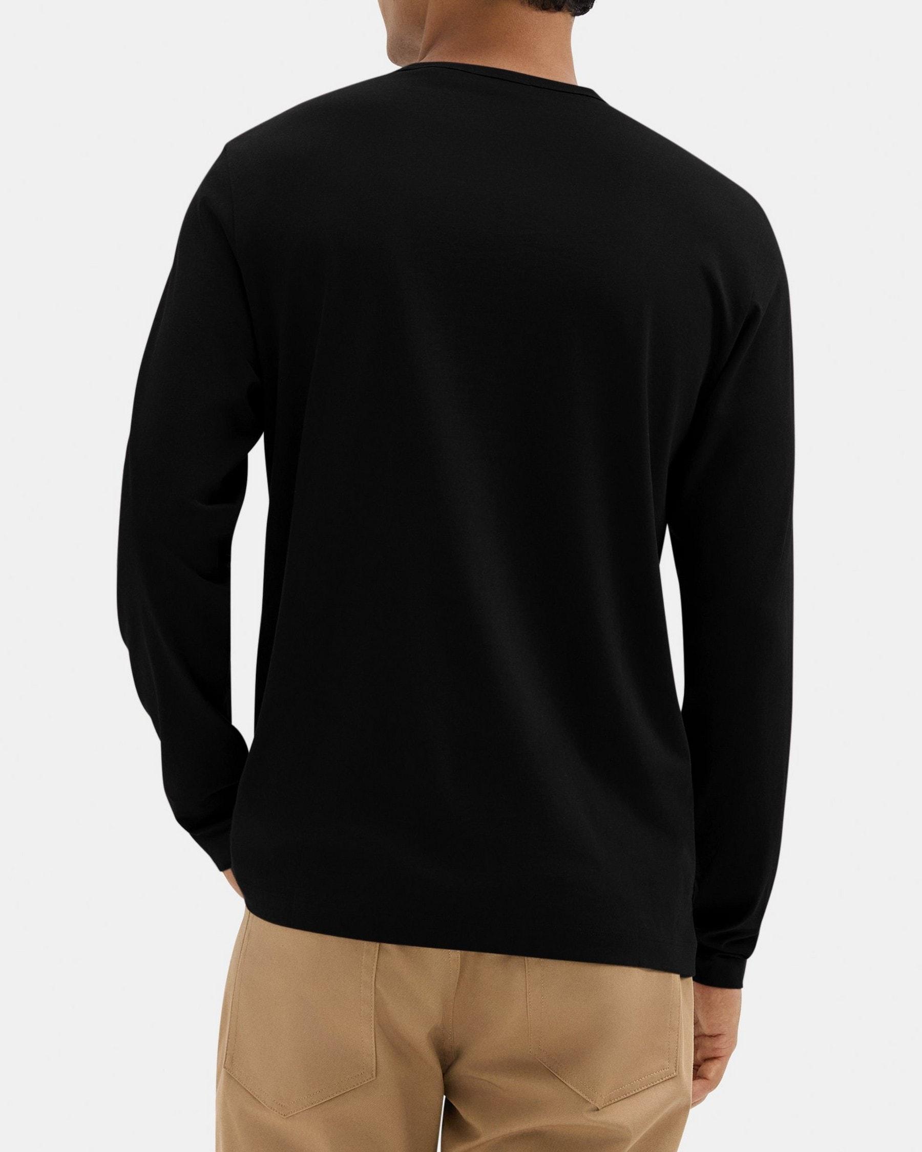 Relaxed Long-Sleeve Tee in Organic Cotton Product Image