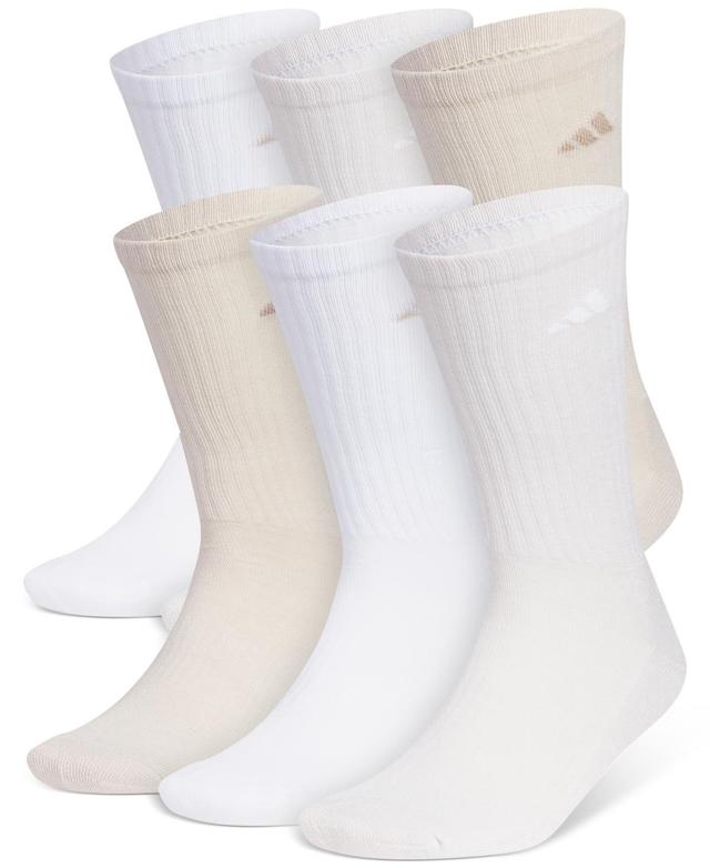 adidas Mens 6-Pk. Athletic Cushioned Crew Socks Product Image